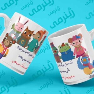 طرح تولد تیر Tir -WHITE-021 ماگ سرامیکی