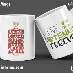 ملزومات تنیس ماگ ورزشی از جنس سرامیک 017
